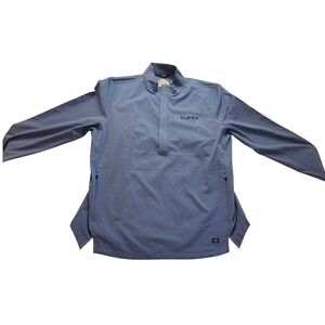 OGIO Men's Alera Marine Group Quarter Zip Pullover Blue XL Performance Top